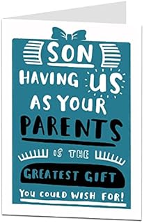 Funny Happy Birthday Card Son