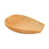 Cesta Tejida a Mano, Recogedor Artesanal para Lavar Los Platos Y Servir Las Comidas Todos Los Días.