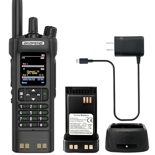 BAOFENG DM32 DMR Radio 10W High Power Handheld Radio GPS/APRS Two Way Raido USB-C Charging Multi-Band FM/AM Wakkie Talkie DM-32