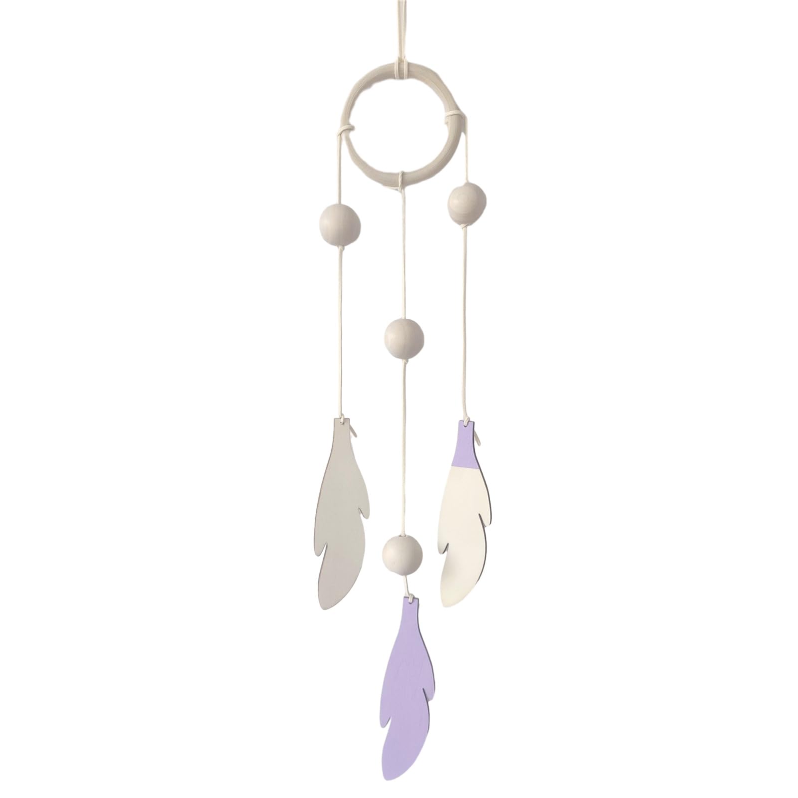 carotoe Wood Feather Ornament Pendant Bunting Party Decoration for All Gatherings Lovely Addition to Dorm Photo Props Decorations for Party Girl