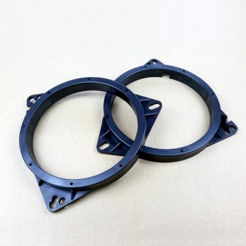 Helilyco Lot de 2 entretoises de voiture de 16,5 cm pour haut-parleur de porte, adaptateur de haut-parleur en plastique ABS pour Great Wall, noir