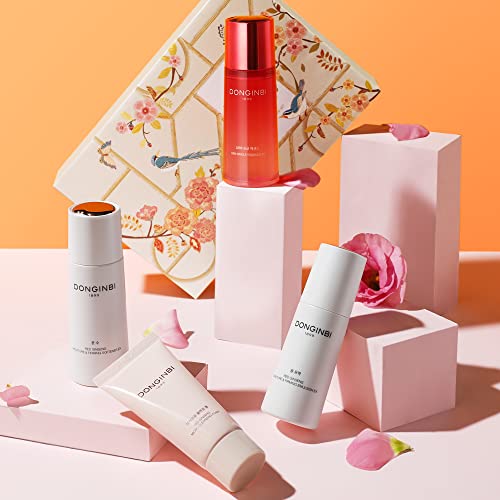 Donginbi Red Ginseng Essential Skin Care Set - Firming Moisturizer(1.69 floz), Hydrating Toner(2.37 floz), Korean Red Ginseng Essence(2.37 floz), Pore Cleaner(1.69 floz), Korean Skin Care — view 5