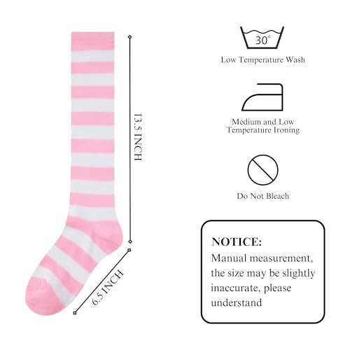 Knee High Socks for Women, Long Tall Knee Tube Socks4