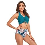 ℑMúltiples usos: el conjunto de trajes de baño es perfecto para la playa, las fiestas en la piscina, la luna de miel, Hawái, las vacaciones de verano, el spa, el solárium, la natación y otras actividades acuáticas. También es un regalo perfecto para familiares, amigos y seres queridos en días especiales o todos los días.