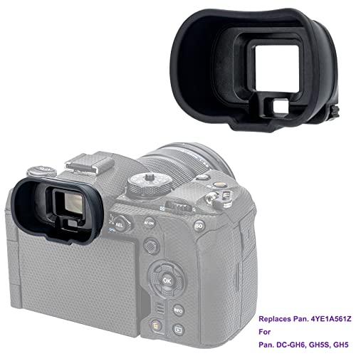 Extended Long Soft Silicone Eyecup for Panasonic Lumix GH7 GH6 GH5S GH5 Mirrorless Digital Camera Replaces Panasonic 4YE1A561Z Eyepiece - Image 4