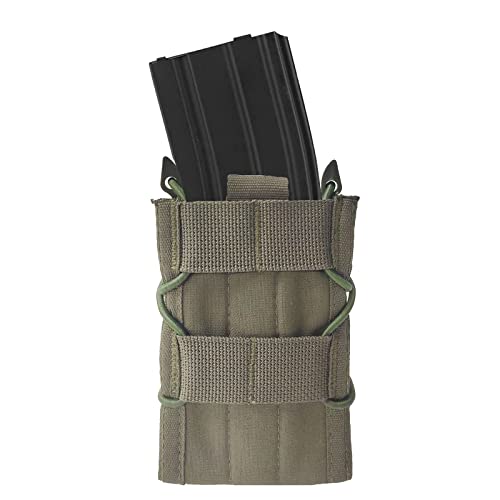 Mag Pouch Holder 5.56Mm Rifle Magazine Pouches Adjustable Universal Single Mag Holster (Olive) #TOP4