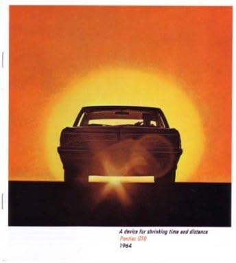1964 PONTIAC GTO Sales Brochure Literature Book