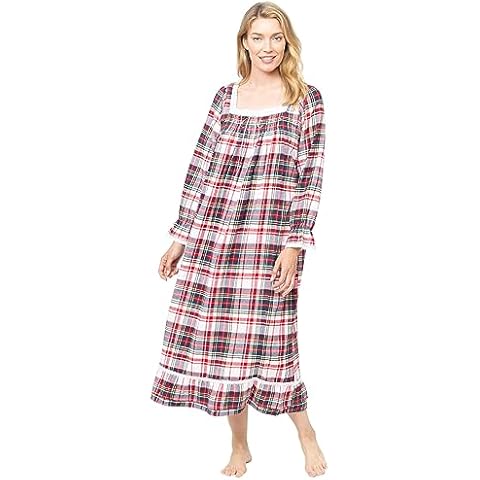 The 1 for U Flannel Nightgowns For Women - Christmas Nightgown For Women, Red, S Cover