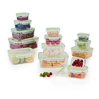 GOURMETmaxx Set di 18 contenitori per alimenti senza BPA e con coperchio Incluso | Contenitori senza BPA, ottimi per lavastoviglie, microonde e freeze | Leroy Merlin