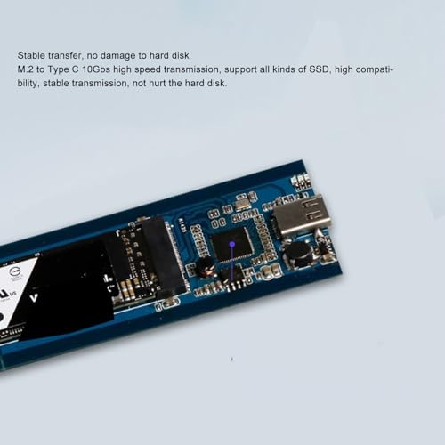 Caja externa para SSD M.2 NGFF SATA con USB 3.1 miniatura 5