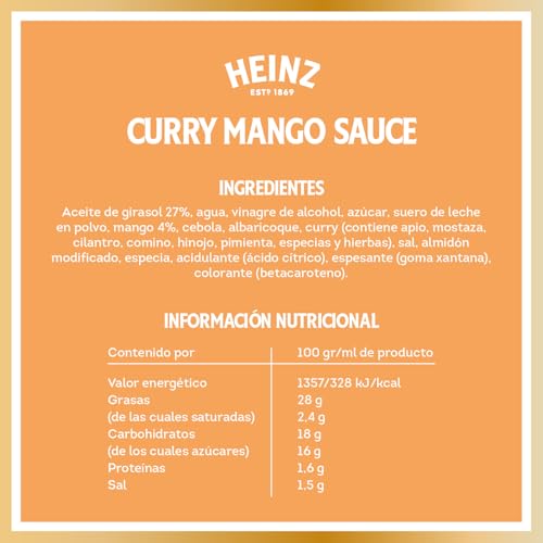 Miniatura 2 de Heinz Salsa Curry Y Mango 225g