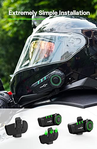 Freedconn Ky Motorcycle Helmet Speaker Helmet Headphone Motorbike Bluetooth Headset Automatic Answer/Call Music Control/Noise Cancellation/Easy Set Up, Single Person Use Only #TOP6