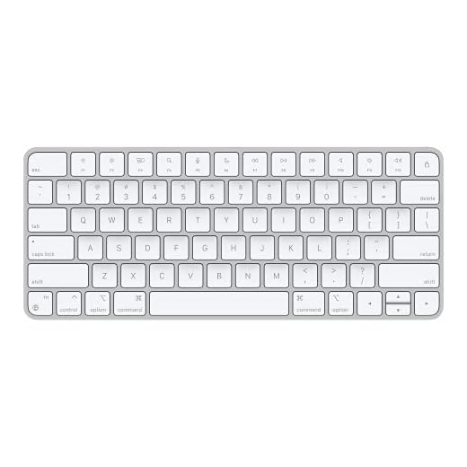Apple Magic Keyboard: Wireless, Bluetooth, Rechargeable. Works with Mac, iPad, or iPhone; US English - White