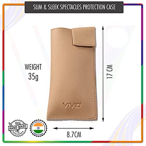 Image of VIVID Unisex Specs Valcro Eyewear Dabbi Artificial Leather Soft Case Cover