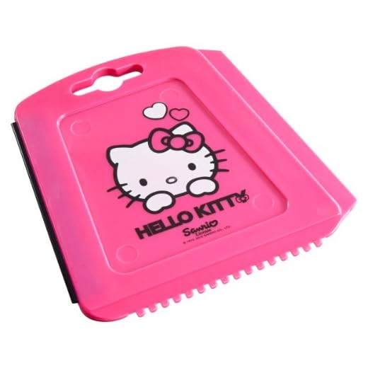 Hello Kitty 'HK-WAA-256 Trapets isskrapa för bilen, isskrapa med isbrytartänder och vattenskrapa