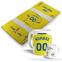 Pack Taza y Toalla de tu equipo favorito. Personalizada con