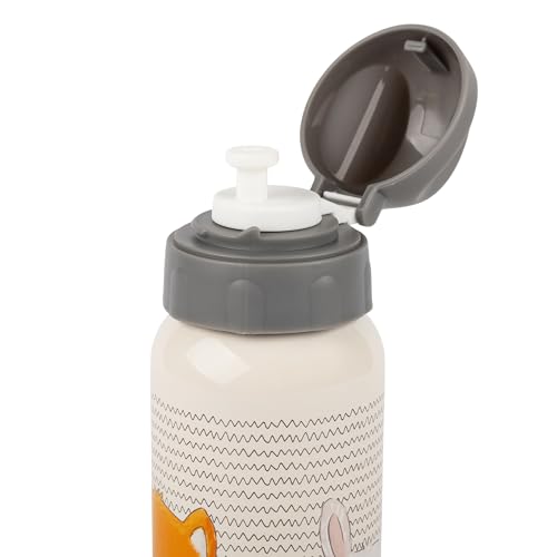 SIGIKID 25380 Edelstahl Trinkflasche 4 Freunde 400ml empfohlen für Kinder ab 1 Jahr, robust, auslaufsicher, bruchfest