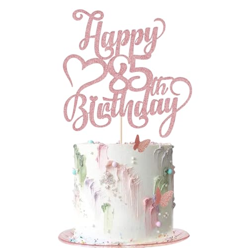 AROKIPPRY 85th Birthday Cake Topper