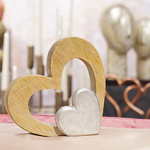 Lc Lcdecohome Gifts For Couples Home Decor Gifts - Gifts Home Gifts For Couples Farmhouse Sculpture Heart Decor Mothers Day And Anniversary&Wedding Engagement Party Gift 7 * 1.5 * 7.5 Inch #TOP4