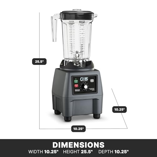 Image of Waring One-Gallon Food Blender with Variable-Speed & Copolyester Jar | 3.75 HP Commercial Motor, Precise RPM, 100+ Cycles a Day, Professional Kitchens /Restaurants, NSF Certified