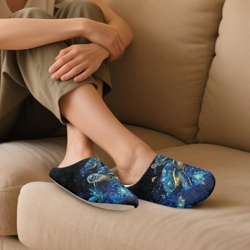 Howilath Fuzzy Slippers for Women with Flannel Upper Warm Bedroom Shoes Winter Home Slippers for Indoor & Outdoor3