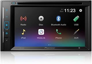 Pioneer AVH-240EX 6.2" Resistive Glass Touchscreen DVD Receiver, Black