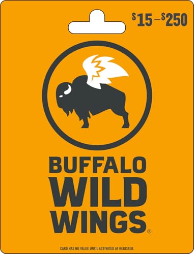 Image of Buffalo Wild Wings Physical Gift Card - $100