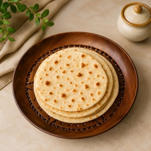 AKSHAR MART 10 Inch Sheesham Wooden Serving Plate - Image 3