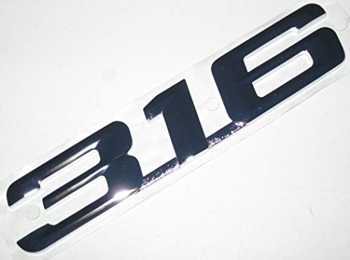 Insignia original BMW E36 316, placa genuina de maletero de alta durabilidad