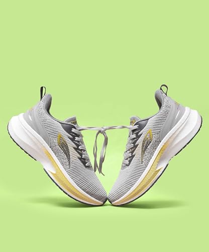 Image of ABROS Sports Shoes for Men's Upper Mesh with ETPU Sole Lace-Ups Comfortable Lightweight Shoes