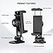NEEWER Metal Phone Tripod Mount Adapter with Arca QR Base, Cold Shoe, 360° Swivel 180° Tilt, Phone Holder Compatible with iPhone 15 Pro Max Galaxy S24