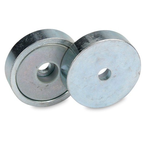 Striscia piatta al neodimio 65 x 13 x 5 mm con foro e svasatura - 20 kg Striscia piatta al neodimio 65 x 13 x 5 mm con foro e svasatura - 20 kg