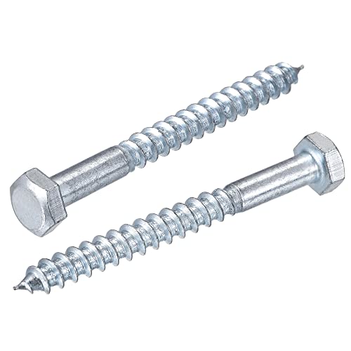 Tornillos hexagonales M8 autorroscantes de media rosca para fijaciones estables en madera