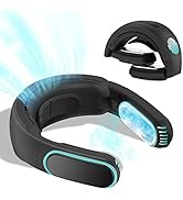 Portable Neck Fan Hands Free, Bladeless Air Conditioner Fan 5000mAh Battery Rechargeable USB Fan,...