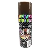 Color: bronce, Cantidad: 400 ml., Apto para interiores y exteriores., Eficaz sobre madera, plástico, metal, etc.