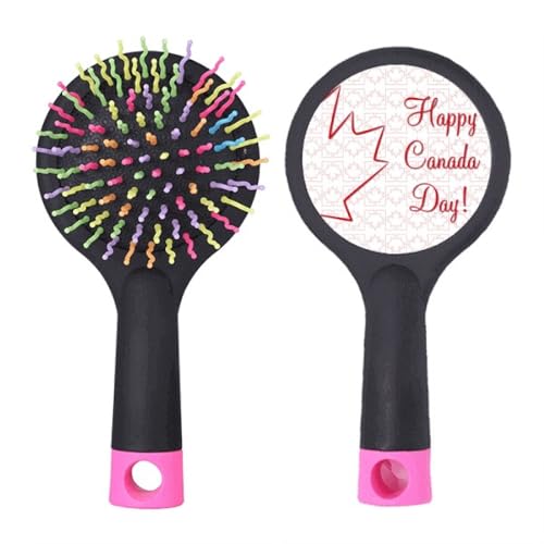 Brosse à cheveux démêlante anti-casse à motif érable canadien