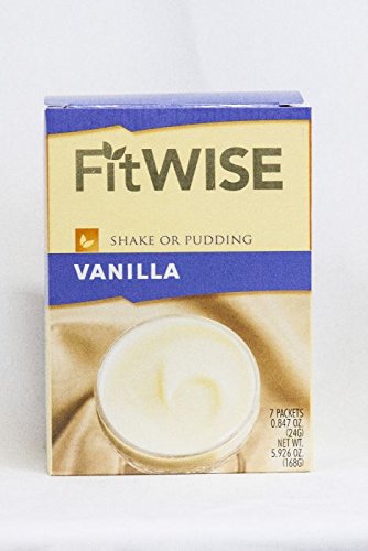 Healthwise - Vanilla Pudding/Shake Mix - 15 Grams of Protein, 80 Calories Zero Grams of Fat, Hunger Suppressant, Appetite Control for Weight Loss - 7 Packets 0.85 OZ NET WT 5.93 OZ