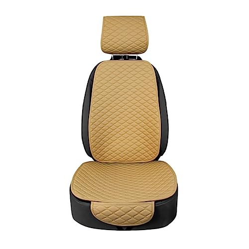Housses de siège de voiture respirantes idéales pour les longs trajets d'été en famille tapis beige