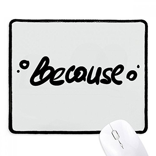Mousepad con bordes cosidos y base de lona firme para evitar resbalones