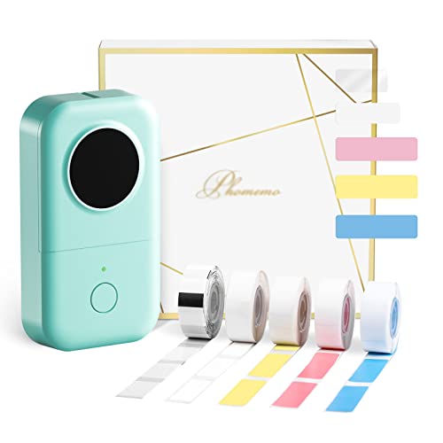 Memoking Label Makers D30 Bluetooth Thermal Label Maker Machine, Smart Mini Label Printer, Super Easy-To-Use Labeler With Label X 5, Compatible With Ios & Android For Home Storage, Green #TOP12
