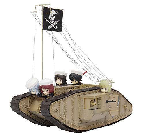 プラッツ ガールズ＆パンツァー最終章 Mk.IV戦車 大洗女子学園 サメさんチーム ぷちサメさんチーム付き特別版 1/32スケール プラモデル GP-58
