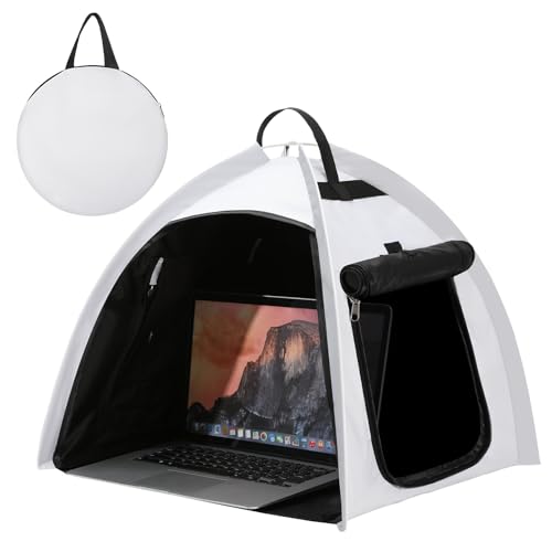 MoKo Laptop Sun Shade and Privacy Shield Tent for 13-16 Inch Laptops