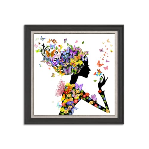 �C���e���A ���� �v���[���g �z�[������ �Ǌ|�� ������� �A�[�g�p�l�� ���̐�q �G �� �Ǐ��� �G�� ������ �|�X�^�[ �L�����o�X �ؘg�t���̊����i (80x80cm(32x32in),1)