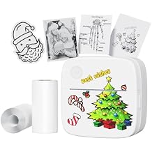 Sticker Printer, Mini Portable Sticker Maker Machine Thermal Pocket Printer, Inkless Note Printer, Bluetooth Label Printer for Study, Scrapbook, DIY Journal, Memo, Photos
