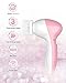 Electric Facial Cleansing Brush for Women, 3-in-1 Face Cleanser and Exfoliator Brush with 3 Brush Heads, 2 Speeds, Waterproof Spin Brush, Travel Size Case, Perfect for Valentine's Day (Pink)