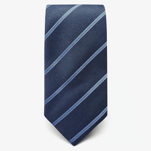 Image of Micro Fiber Stripped Neck Ties For Mens Boys Tie Length & Width - 58 Inch & 3 Inch
