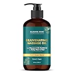 Majestic Pure Vitamin E 70K Blend Massage Oil 236 ml - with Sweet Almond, Jojoba, Argan & Avocado Oils, Invigorating & Relaxing Body Massage Oil, for All Skin Types, Men & Women