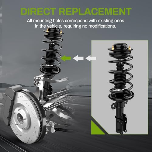 AUTOSAVER88 Front Complete Struts Shocks and Coil Spring Assembly Compatible with 2005-2010 Chevy Cobalt, 2006-2011 Chevy HHR, 2007-2009 Pontiac G5, 2005-2006 Pontiac Pursuit - Thumbnail 4