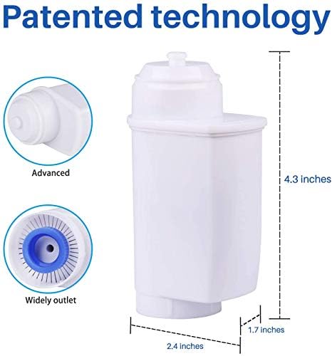Coffee Water Filter Replacement for Siemens EQ Series, Brita Intenza TZ70003 Siemens, TCZ7003, TCZ7033, Bosch 12008246 Water Filter, BCM8450UC, CM450710 and TCM24RS 3-Pack by GOLDEN ICEPURE