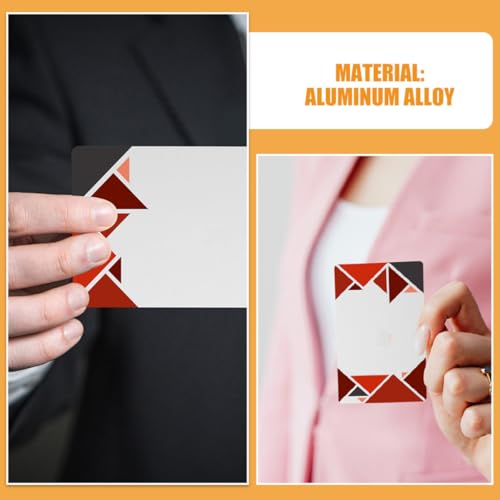 Tarjetas de presentación de metal Alipis plata de 0.21 mm para impresión 7